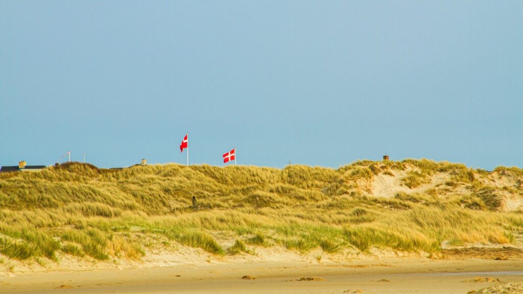 Stranden på Fanø - lej store sommerhus tæt på stranden på Fanø