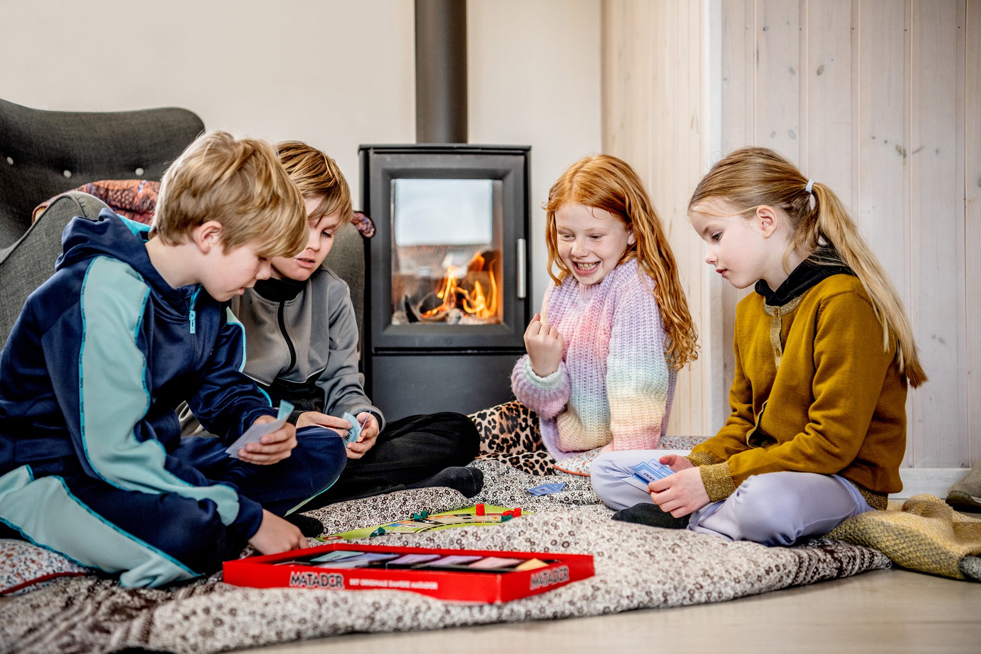 Spilaften i sommerhuset