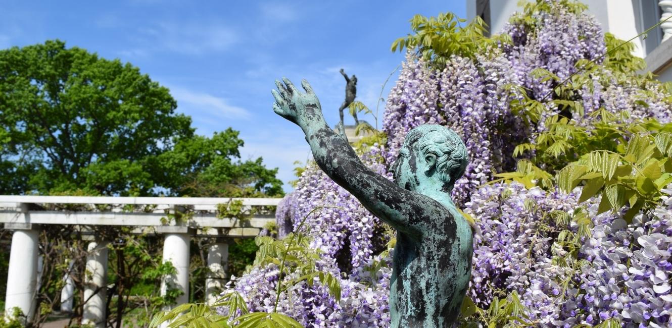 Statue på Sollidens Slott