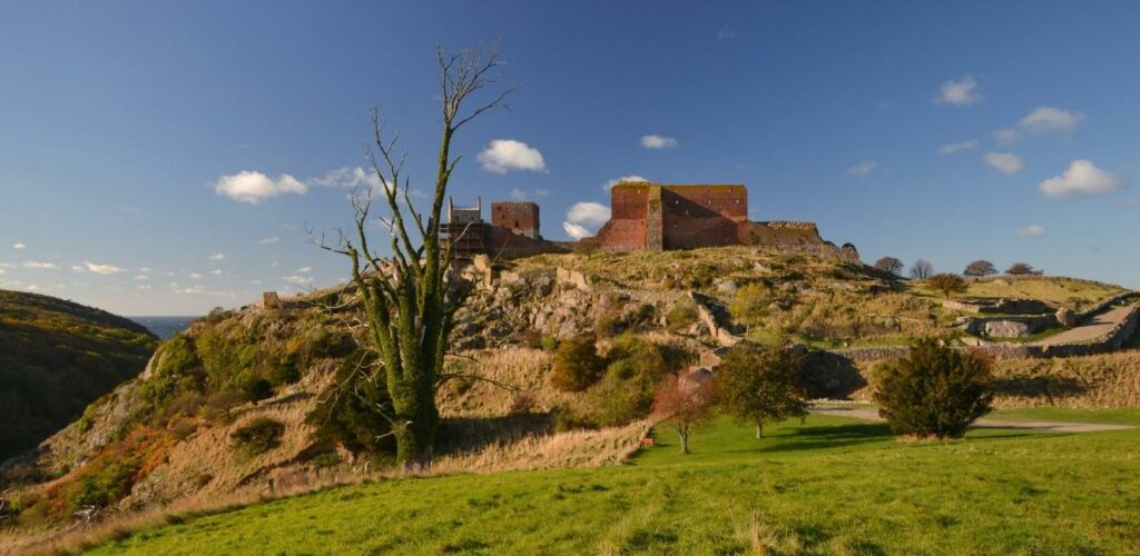 Hammershus set fra siden