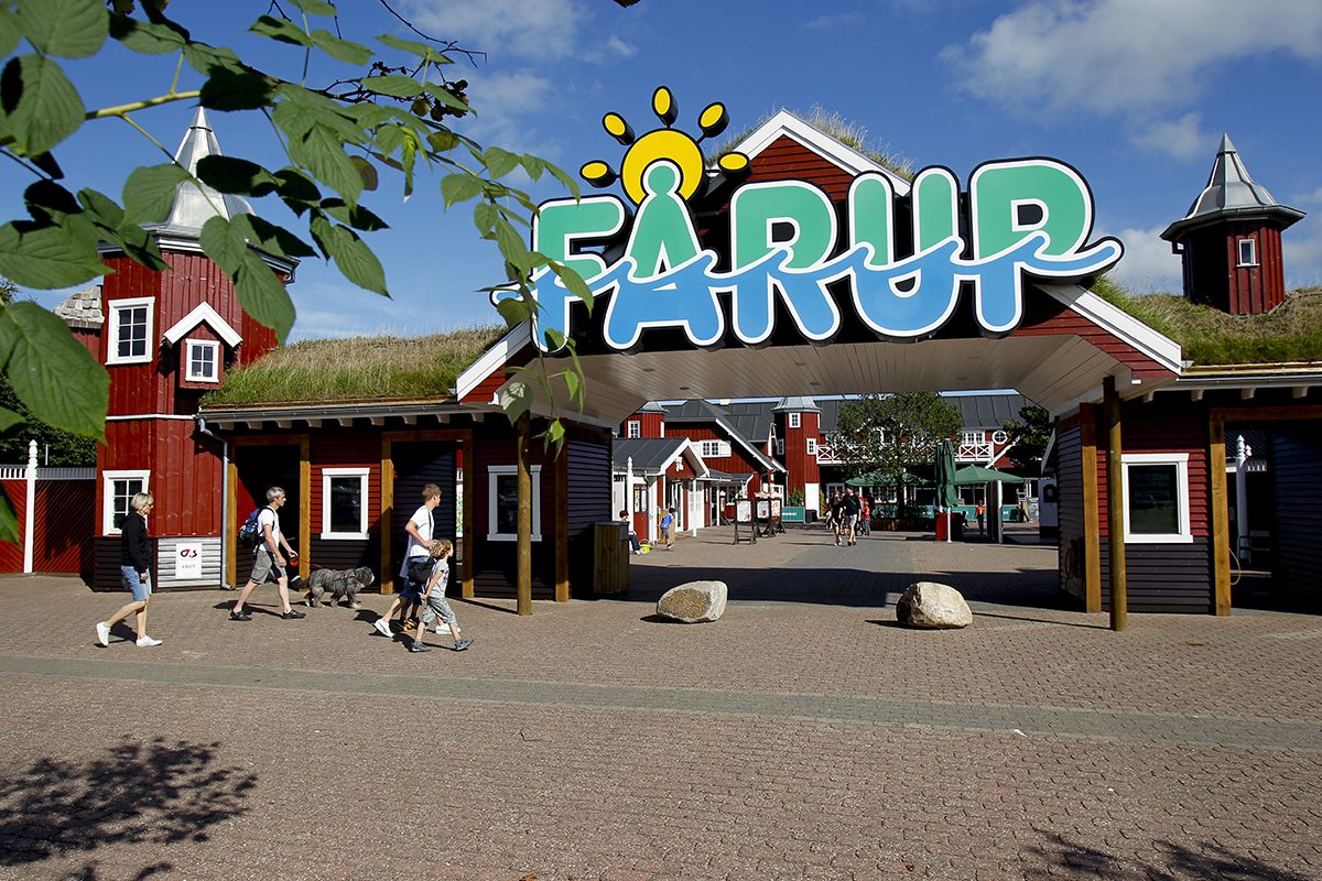 Indgangen til Fårup Sommerland