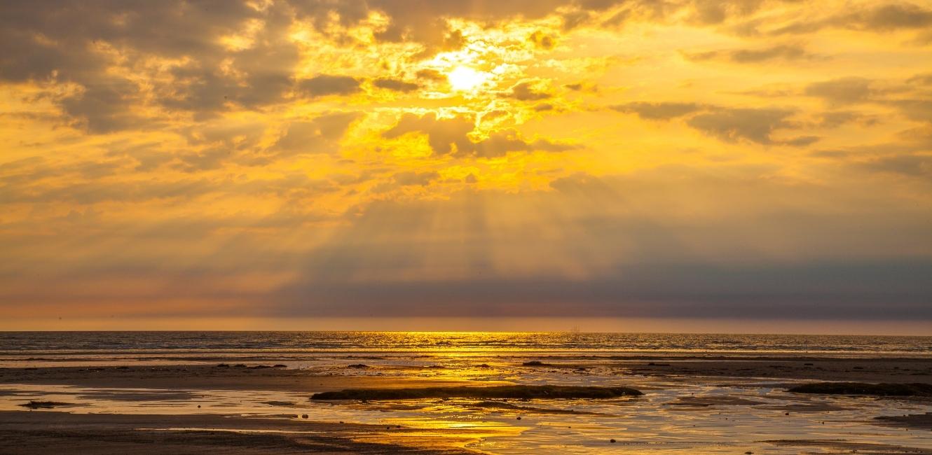 Solnedgang på Fanø