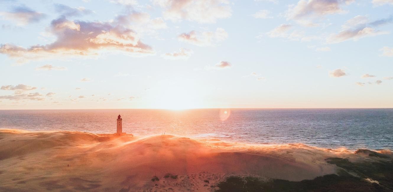 Rubjerg Knude Fyr ved Vesterhavet