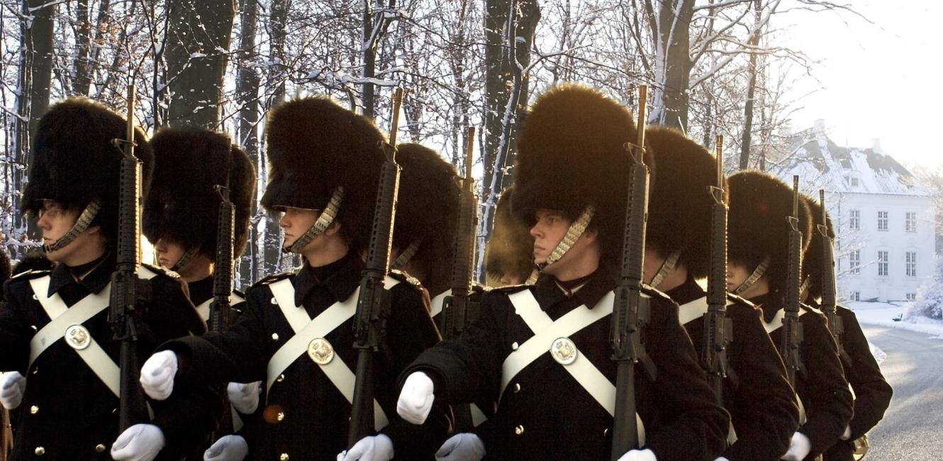 Parade ved Marselisborg SLot