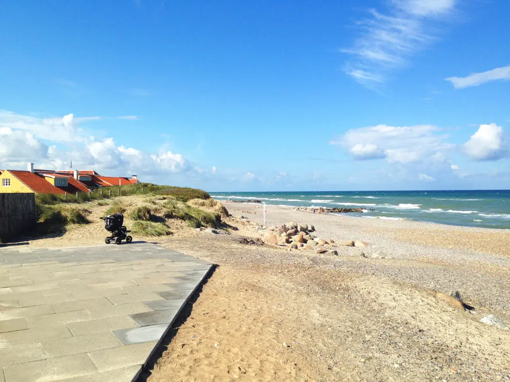 Stranden ved Ålbæk i Nordjylland