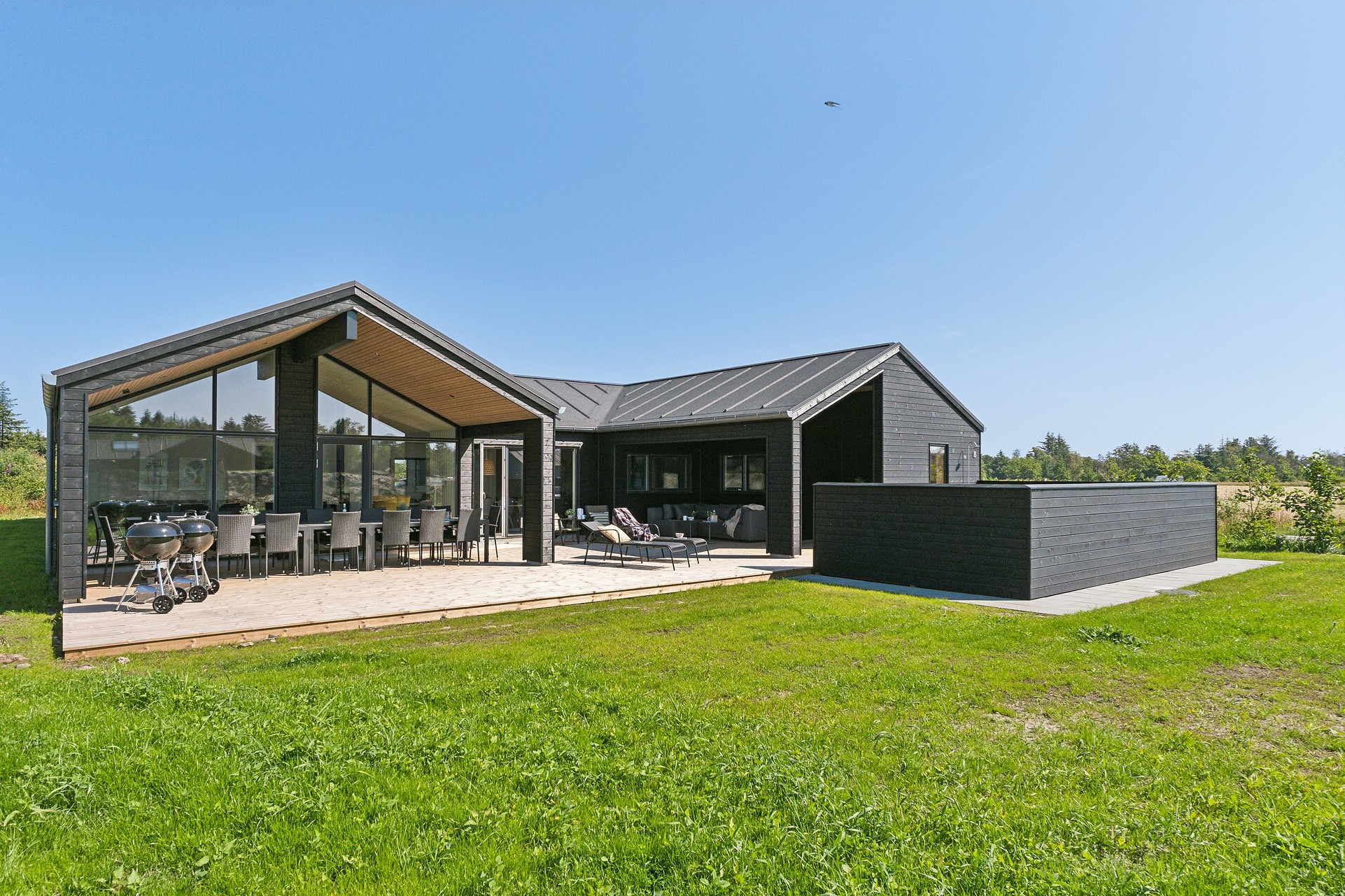 Stort luksussommerhus