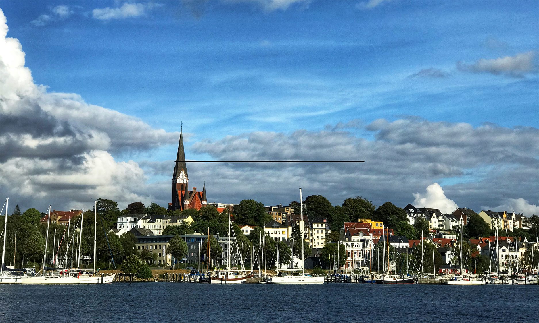 Flensborg by i Tyskland