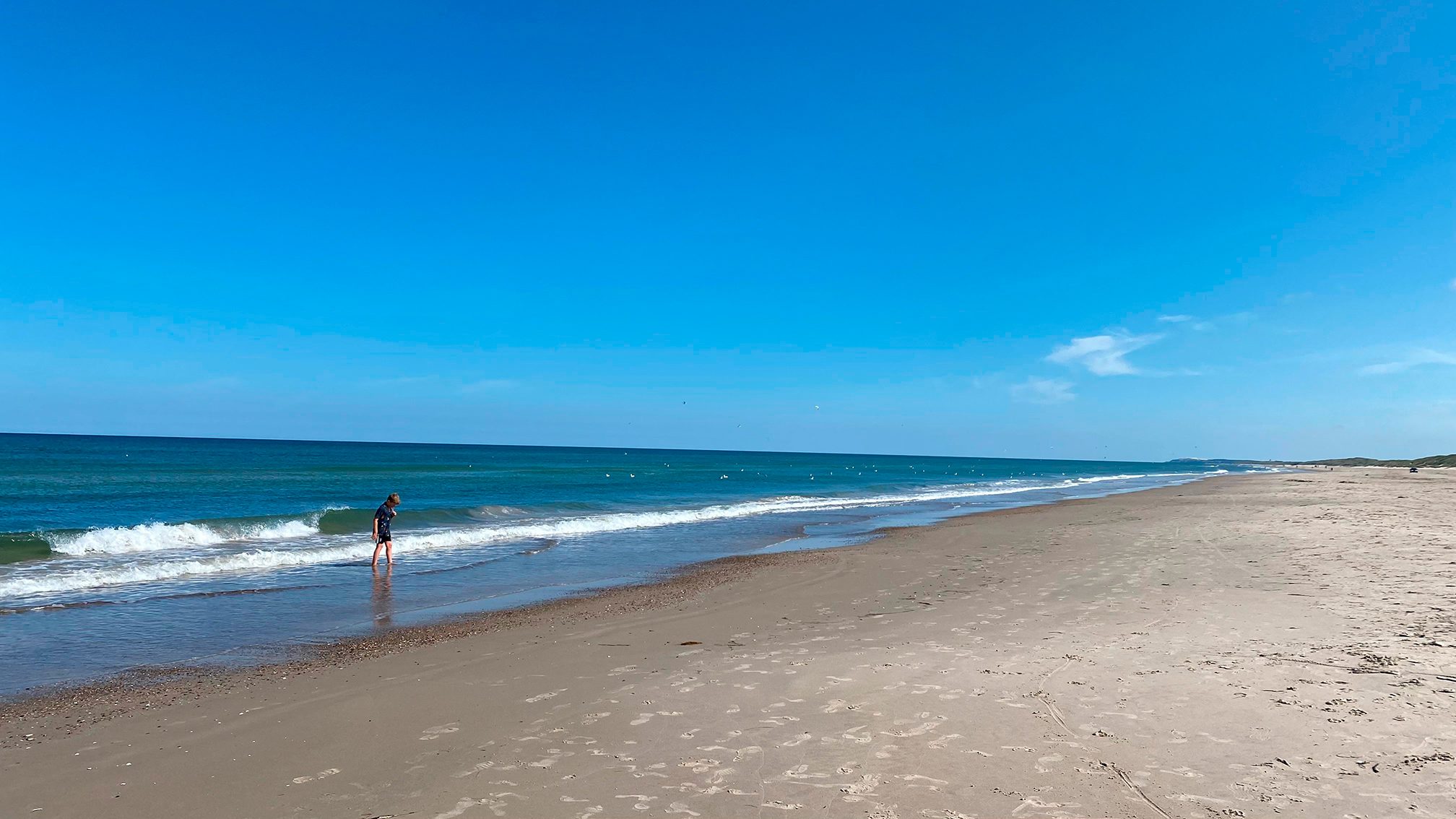 STranden ved Grønhøj i Nordjylland