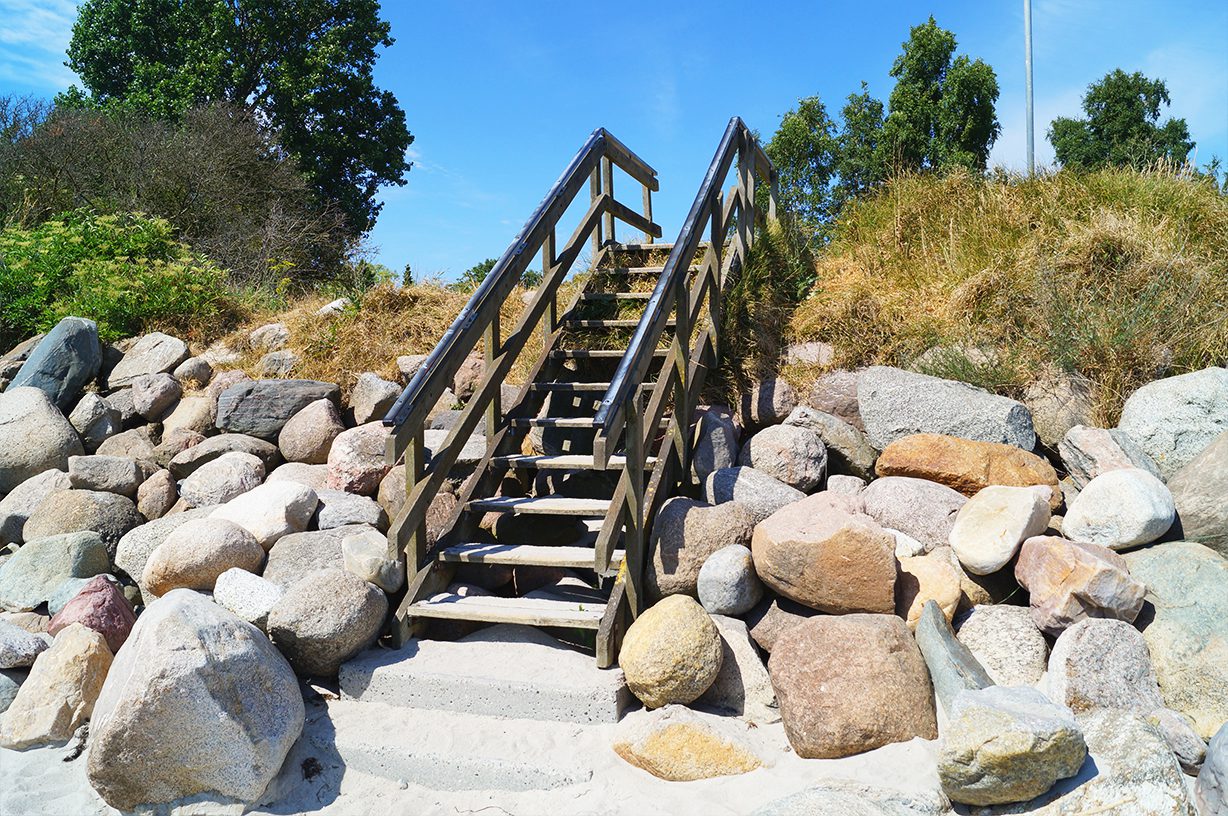 Råbylille Strand på Møn