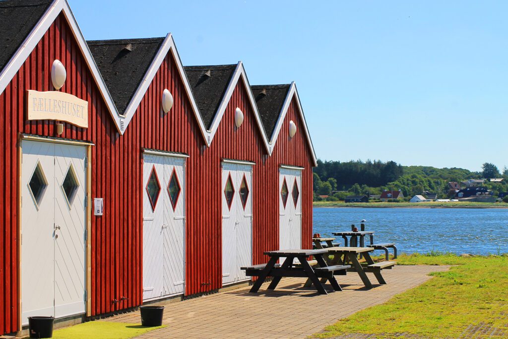 Bådhuse ved Virksund