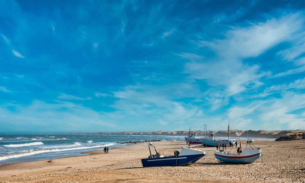 Stranden ved Nørre Vorupør