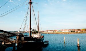 Træskib i Ebeltoft - sommerhusudlejning i Ebeltoft