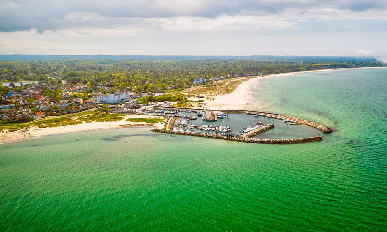 Hornbæk Havn i Nordsjælland