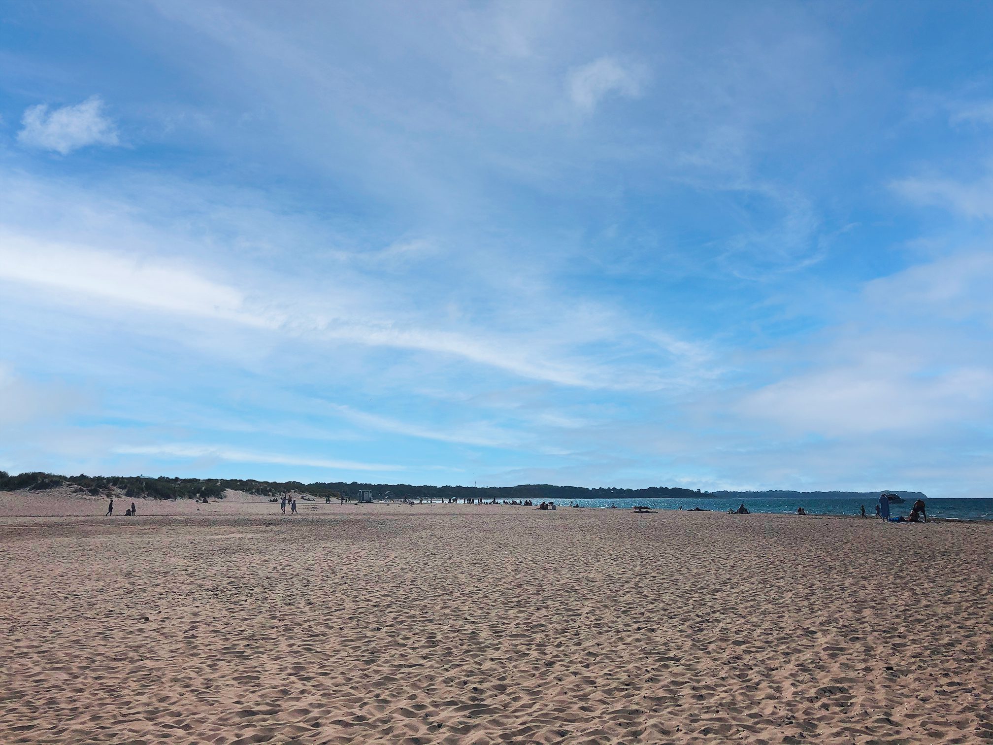 Hornbæk Strand i Nordsjælland