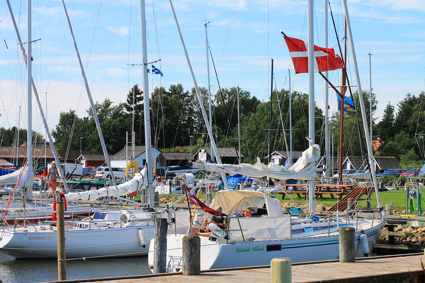 Lystbådhavnen i Virksund
