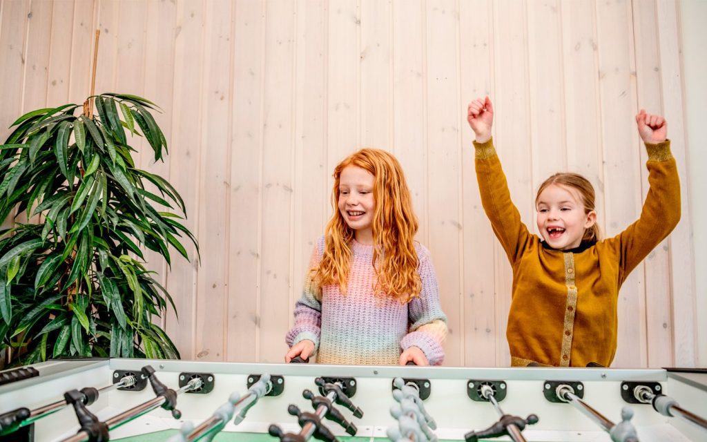 Bordfodbold i sommerhuset