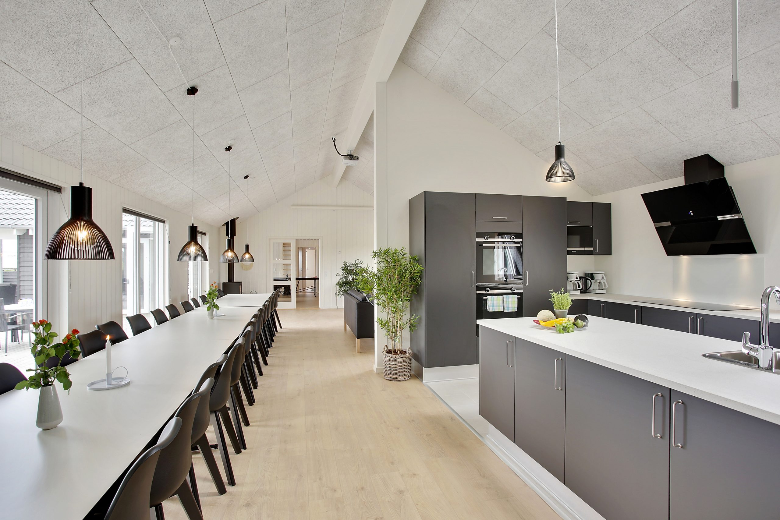 Hus med stort køkken