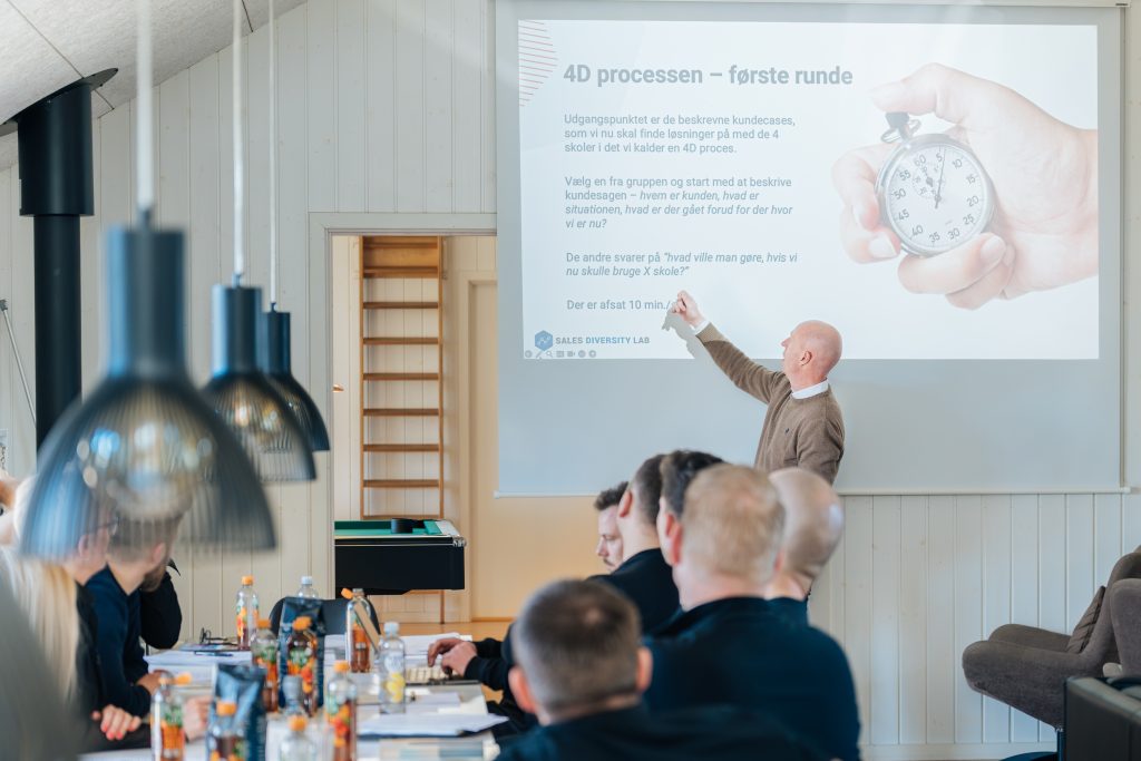 Sommerhus med projektor