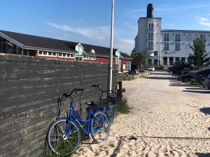 Cykler på stranden