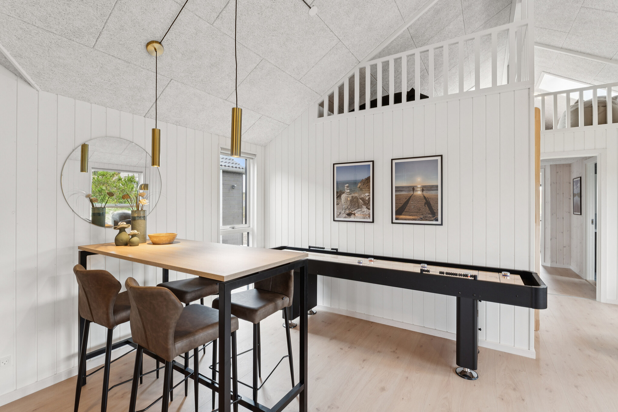 An activity room, illustrating the entertainment facilities available in the holiday homes.