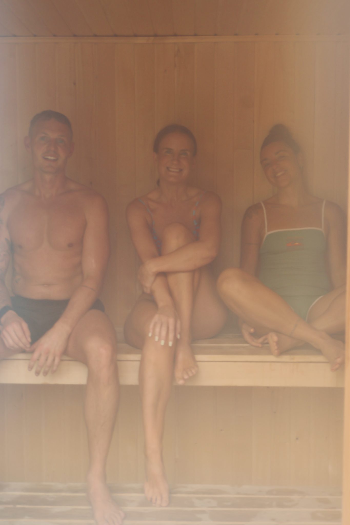 mennesker i sauna