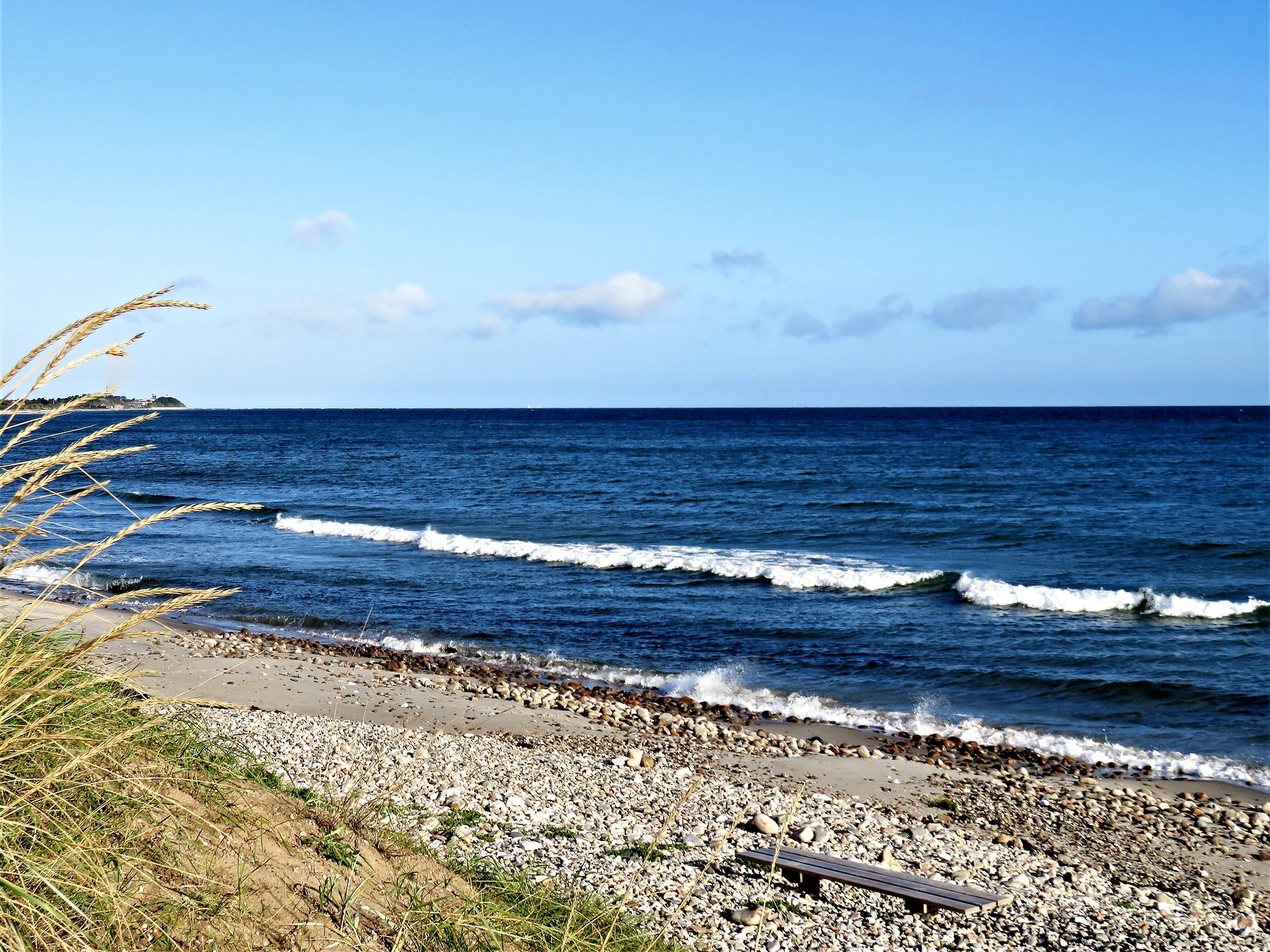 Havet utanför den danska Östersjökusten