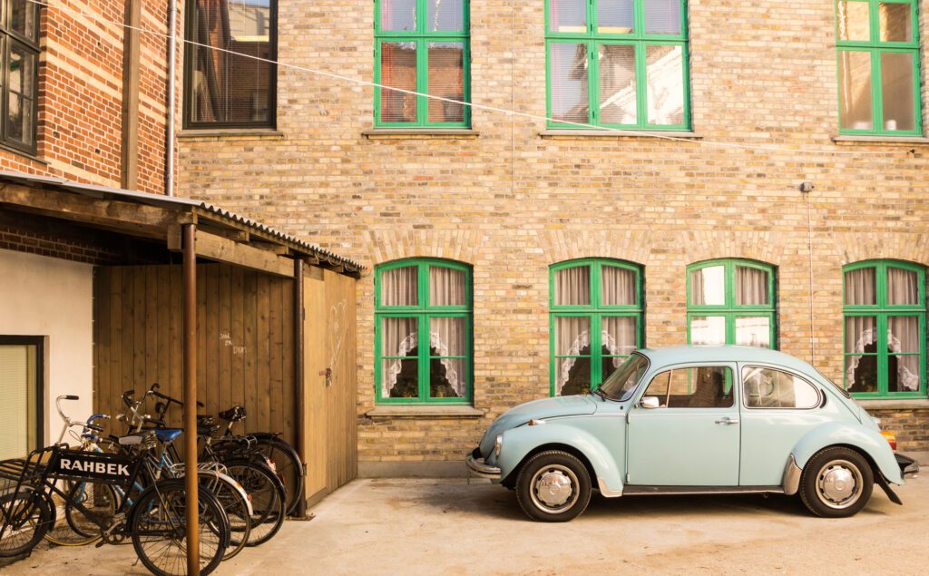 Auto in Den Gamle By in Aarhus