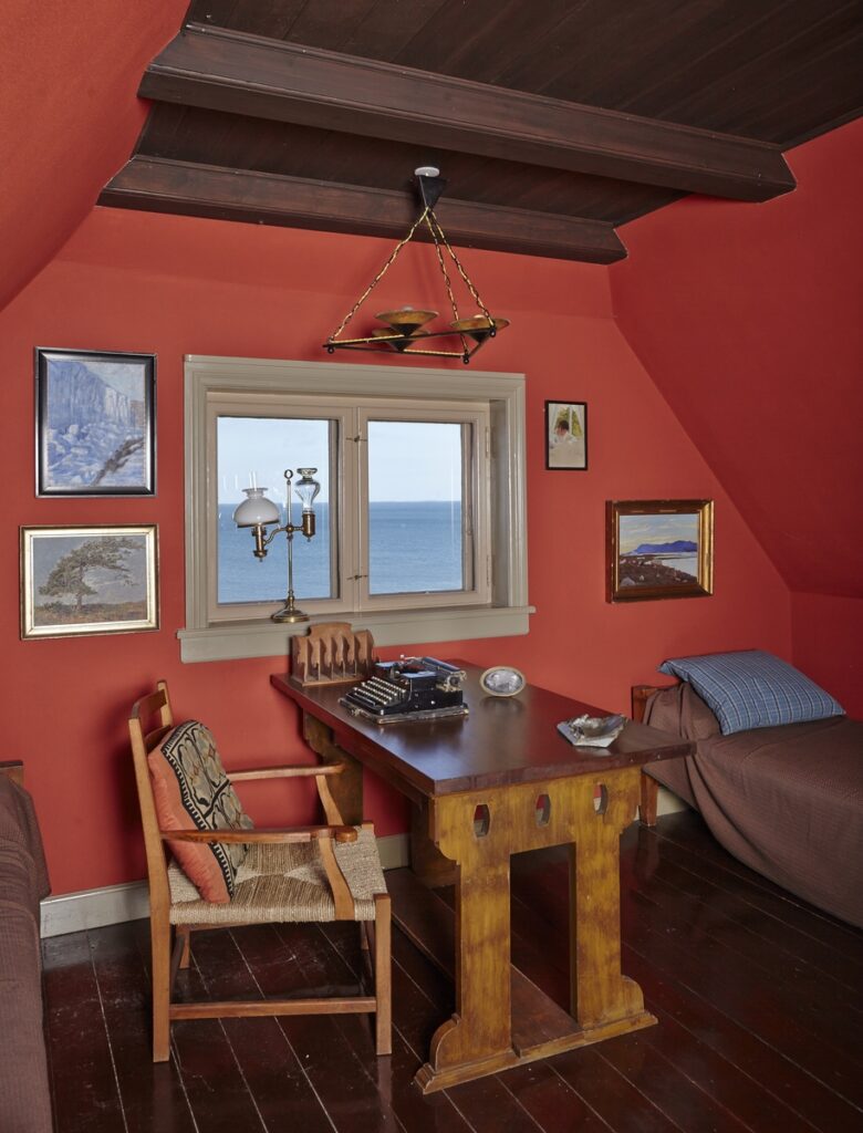 Blick vom Haus