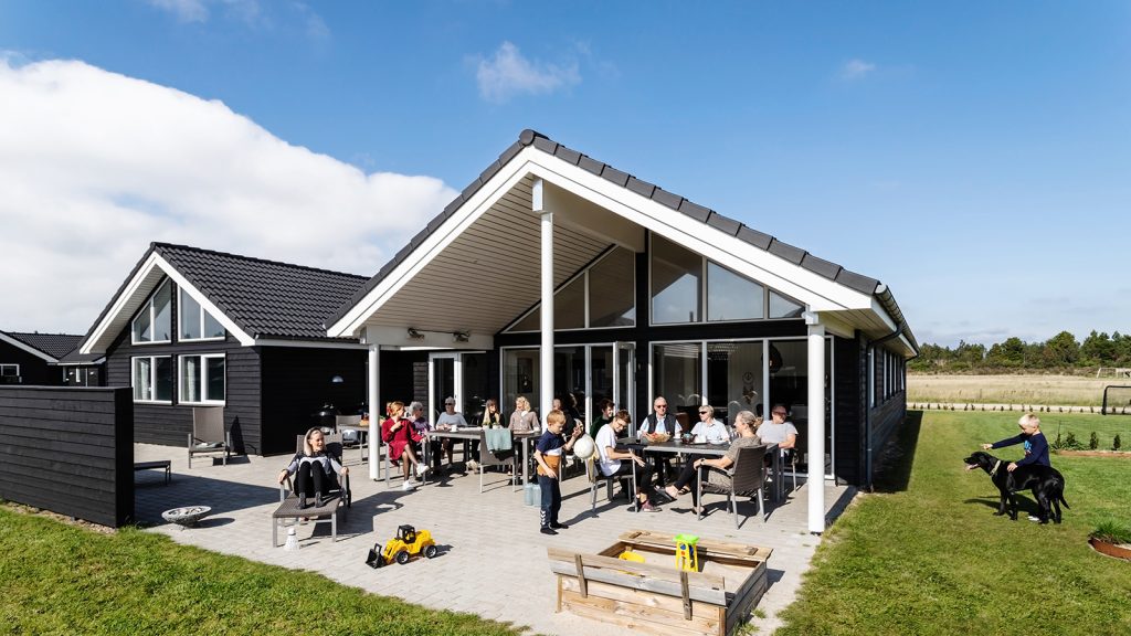 Großes Ferienhaus in Dänemark für Familien mit Hund Gruppen und viele Personen